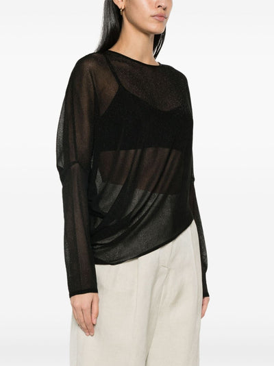 Long Sleeves Asymmetric Sweater