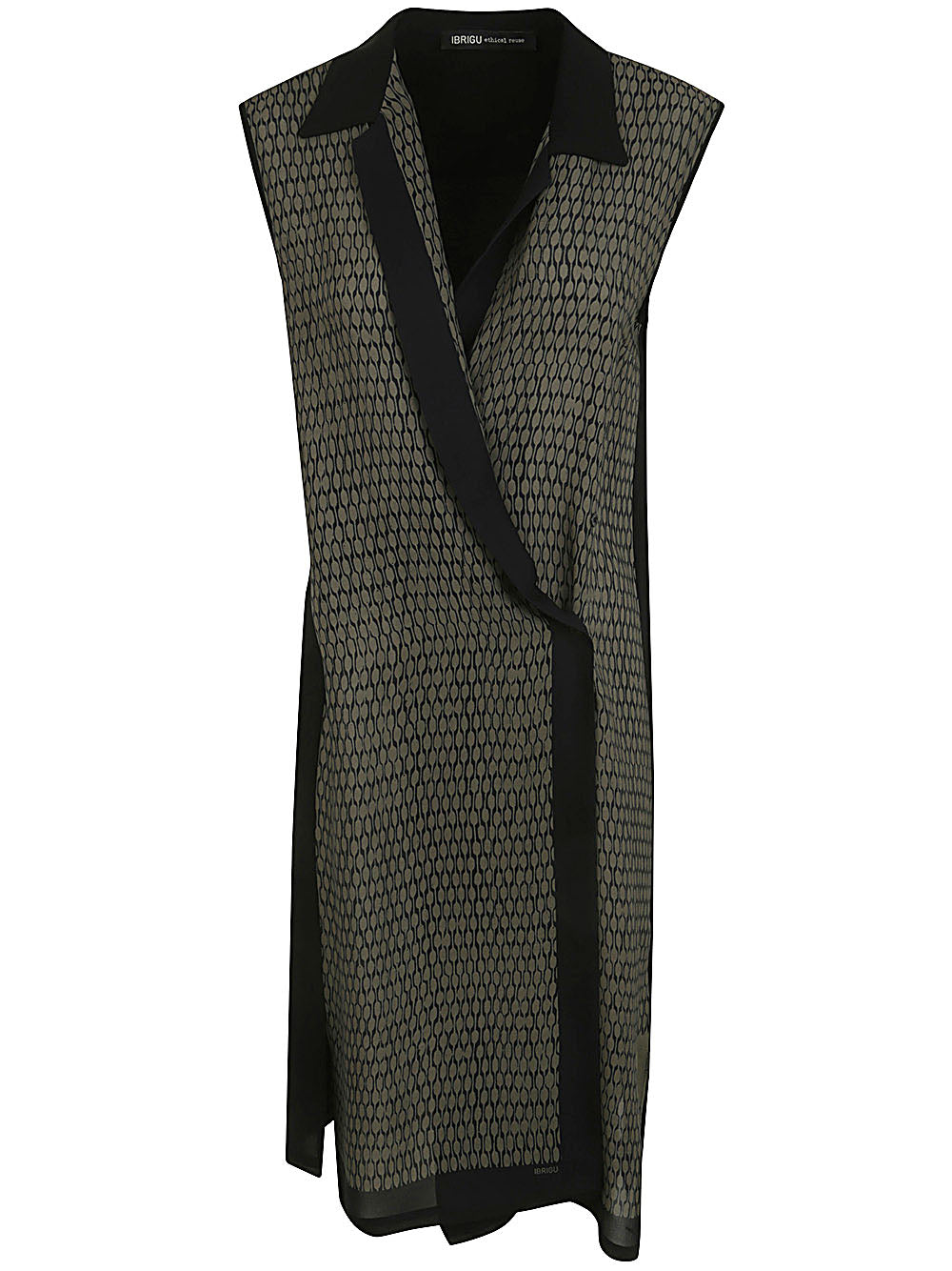 Foulard Sleveless Wrapped Dress