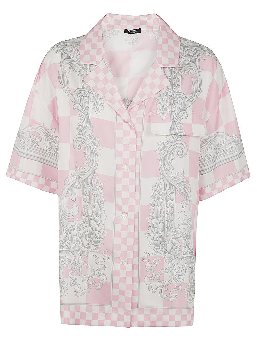 Printed Silk Twill Informal Shirt