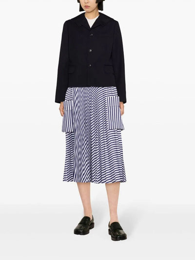 Thomas Mason Cotton Poplin Skirt