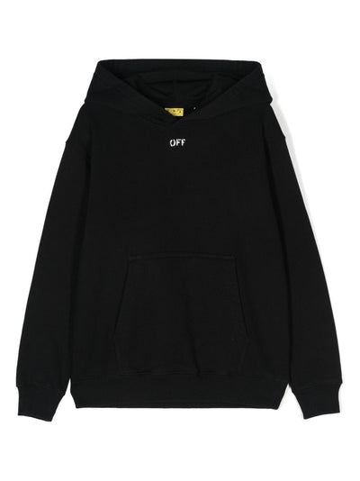 Off Stamp Plain Hoodie