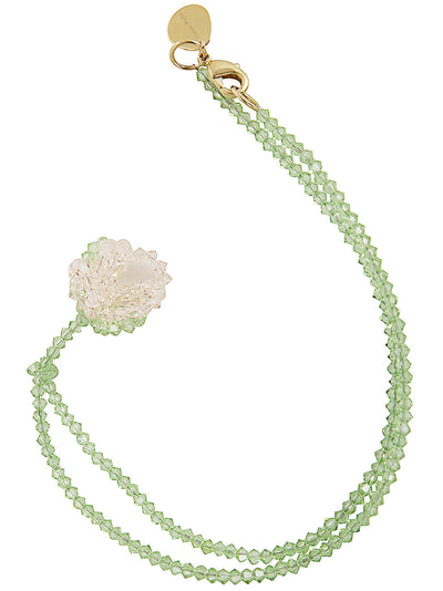 Cluster Crystal Flower Necklace