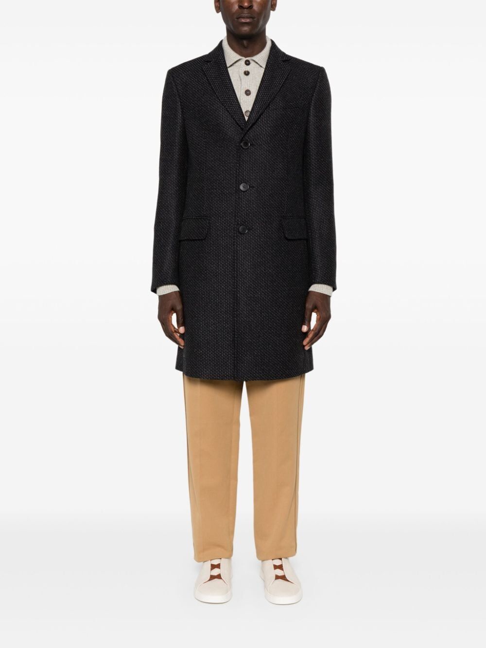 Wool And Cashmere Overcoat