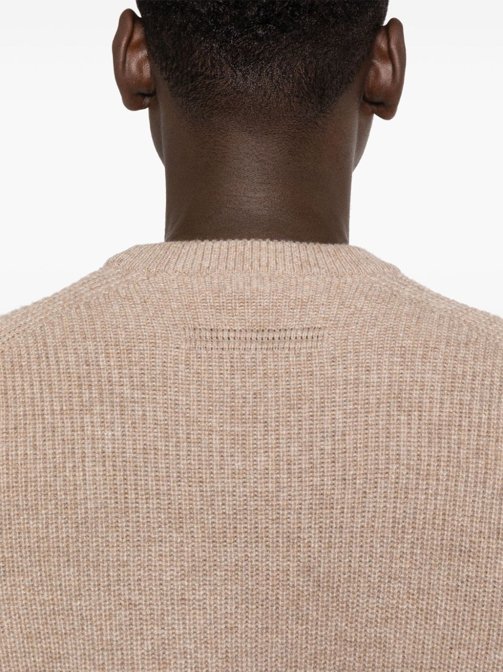 Oasi Cashmere Pearl Stitch Crew Neck