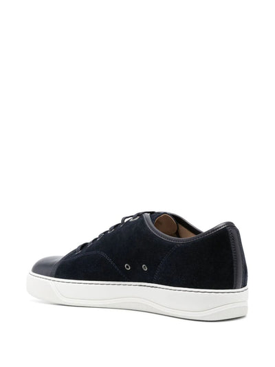 Suede And Nappa Captoe Low To Sneaker