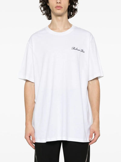 Balmain Signature Embroidery T-shirt Bulky Fit