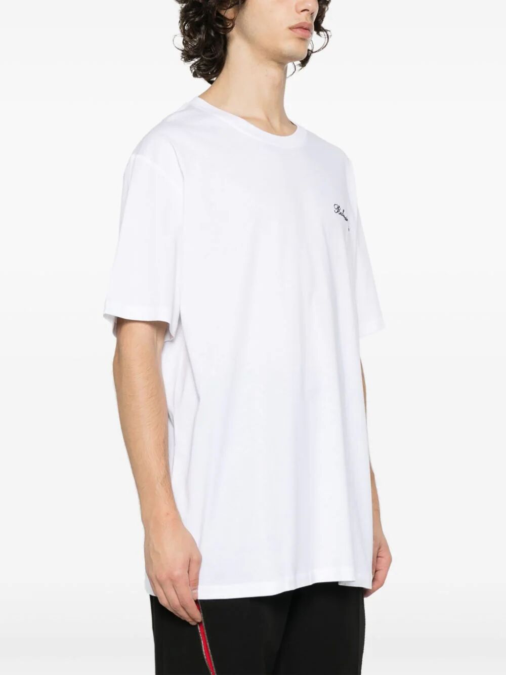 Balmain Signature Embroidery T-shirt Bulky Fit