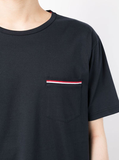 Ss Rwb Pocket Tee In Medium Weight Jersey Cotton