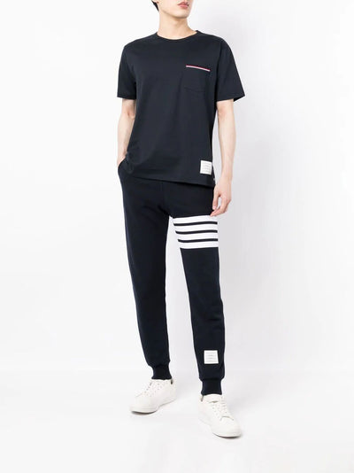 Ss Rwb Pocket Tee In Medium Weight Jersey Cotton