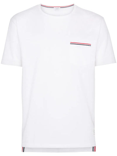 Ss Rwb Pocket Tee In Medium Weight Jersey Cotton