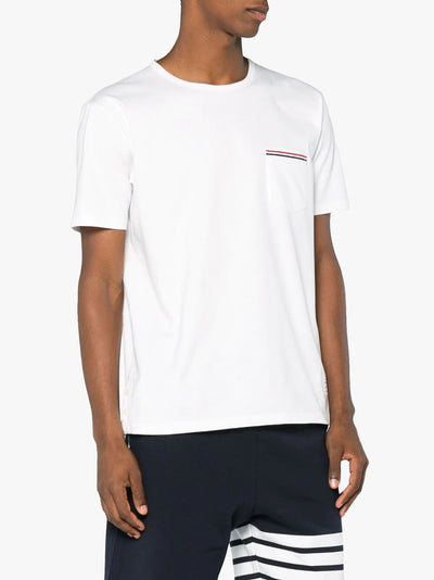 Ss Rwb Pocket Tee In Medium Weight Jersey Cotton