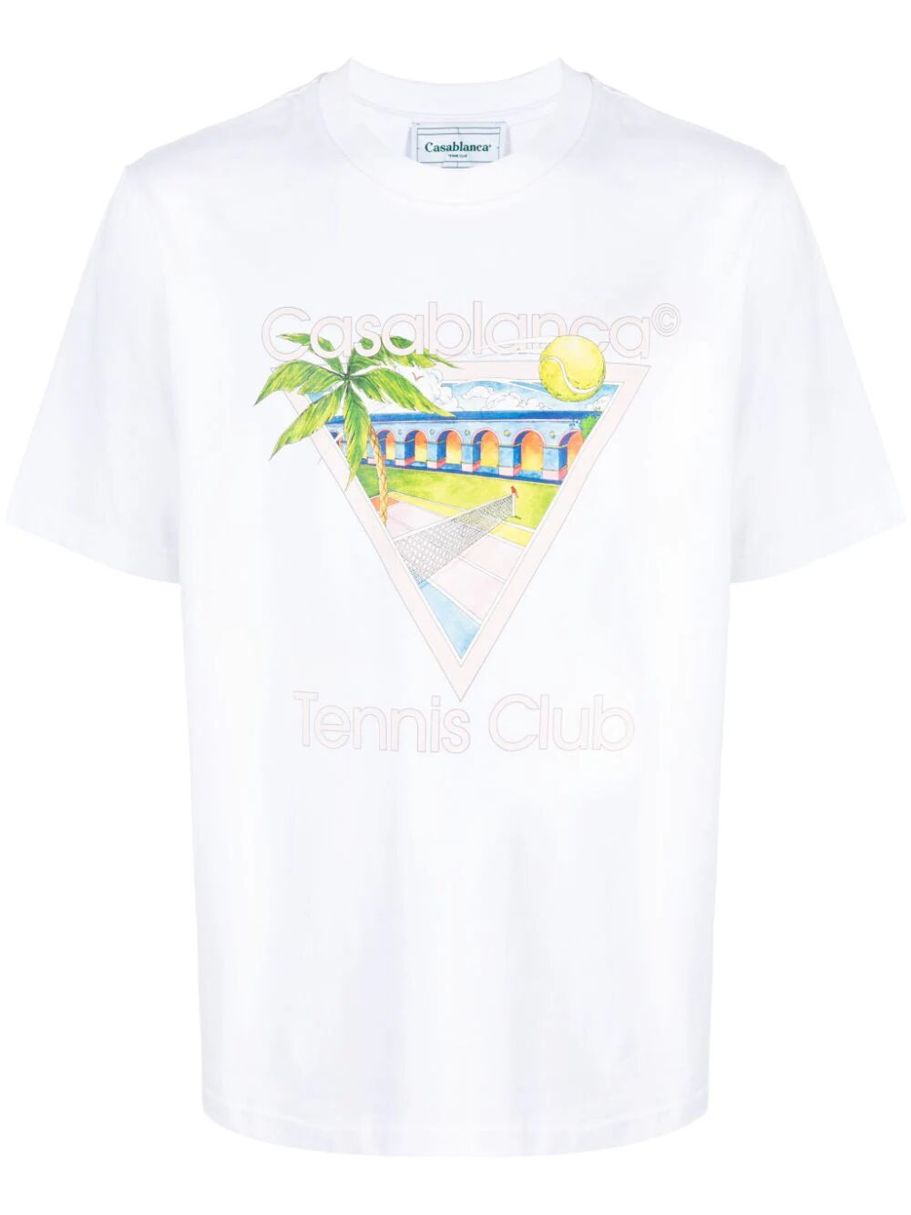 Tennis Club Icon Screen Printed Unisex T-shirt