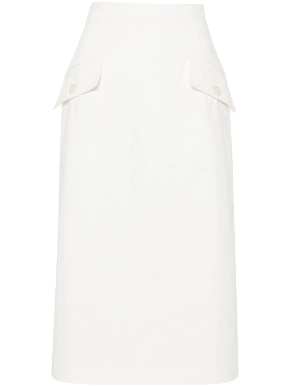 Stretch Gabardine Skirt