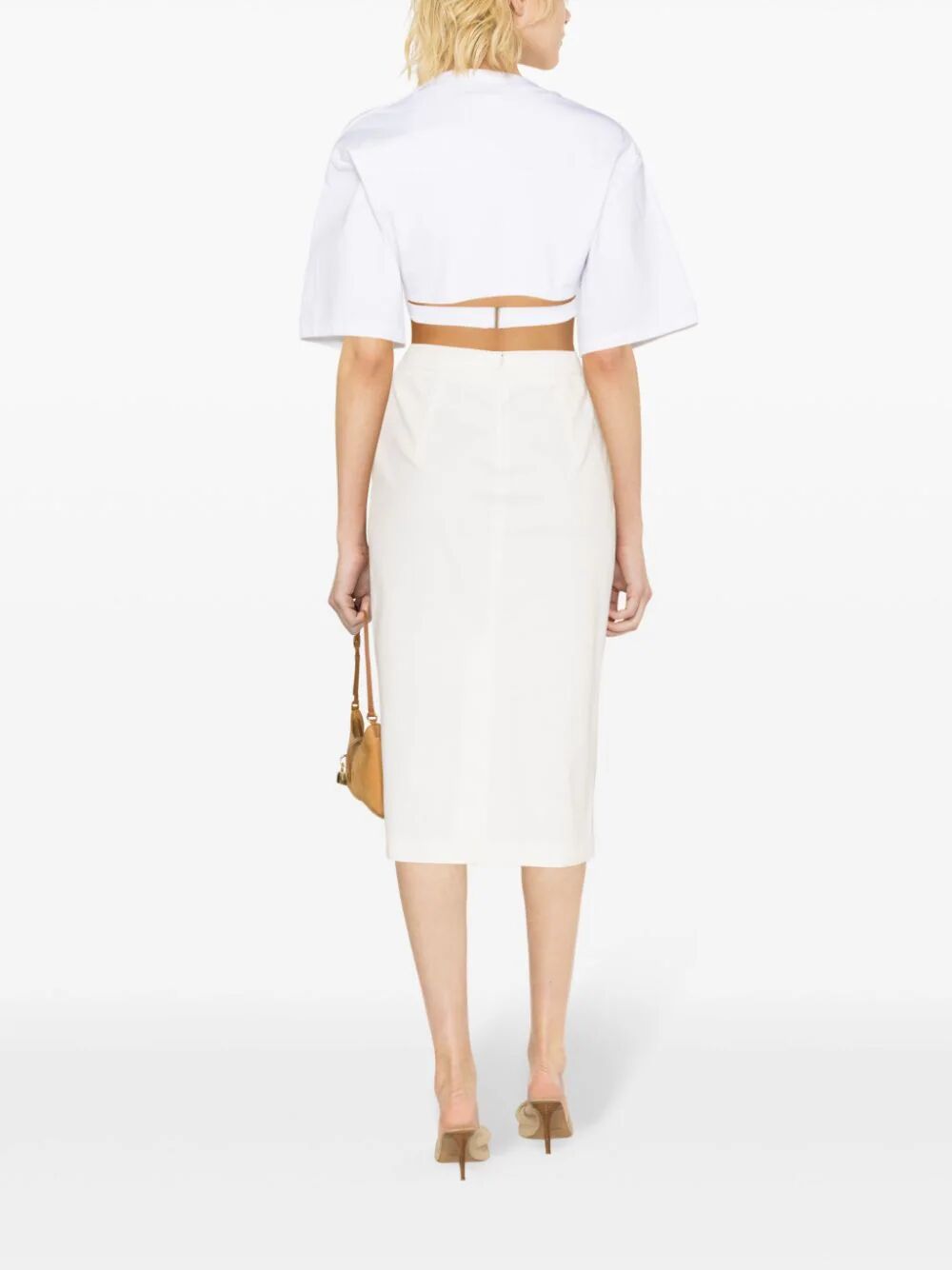 Stretch Gabardine Skirt