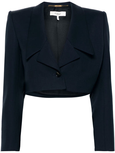 Wool Cropped Blazer