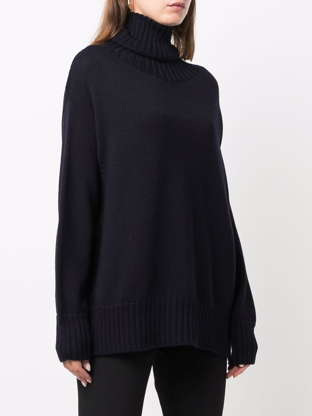 Long Sleeves Turtle Neck Oversized Sweater