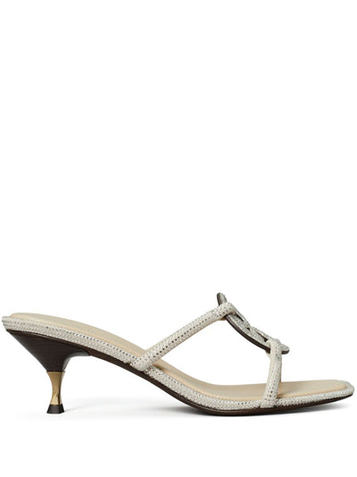 Pave Geo Bombe Miller Low Heel Sandal