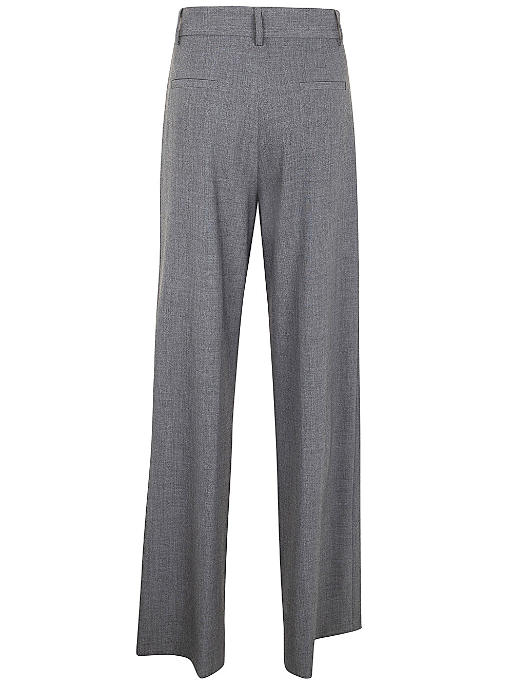 Melange Wide Leg Trousers