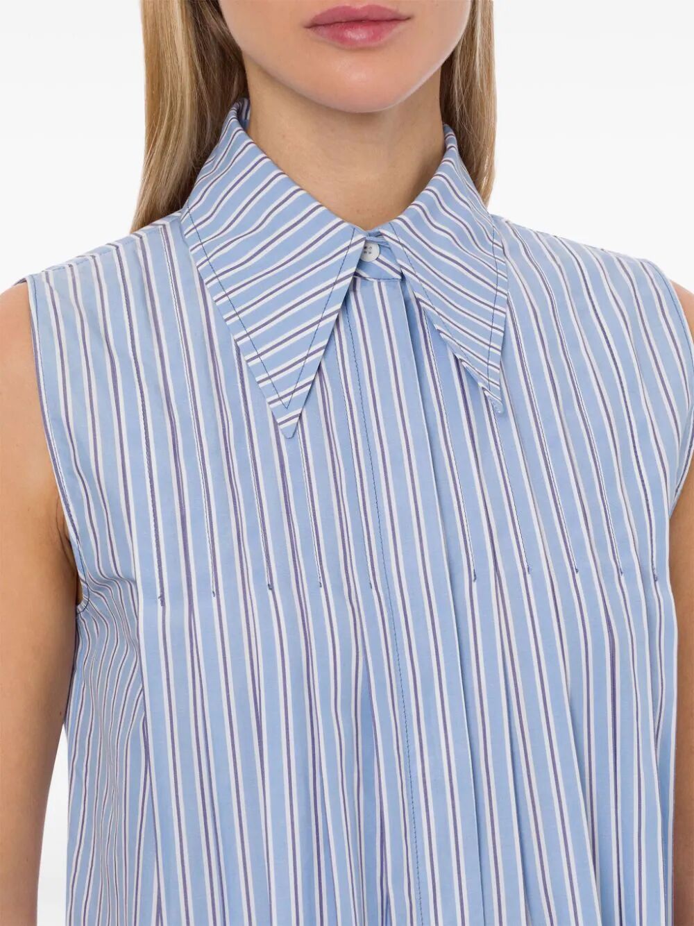 Cropped Striped Shirt