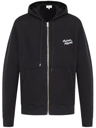 Maison Kitsune Handwriting Comfort Zipped Hoodie