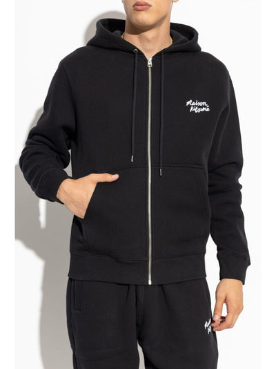 Maison Kitsune Handwriting Comfort Zipped Hoodie