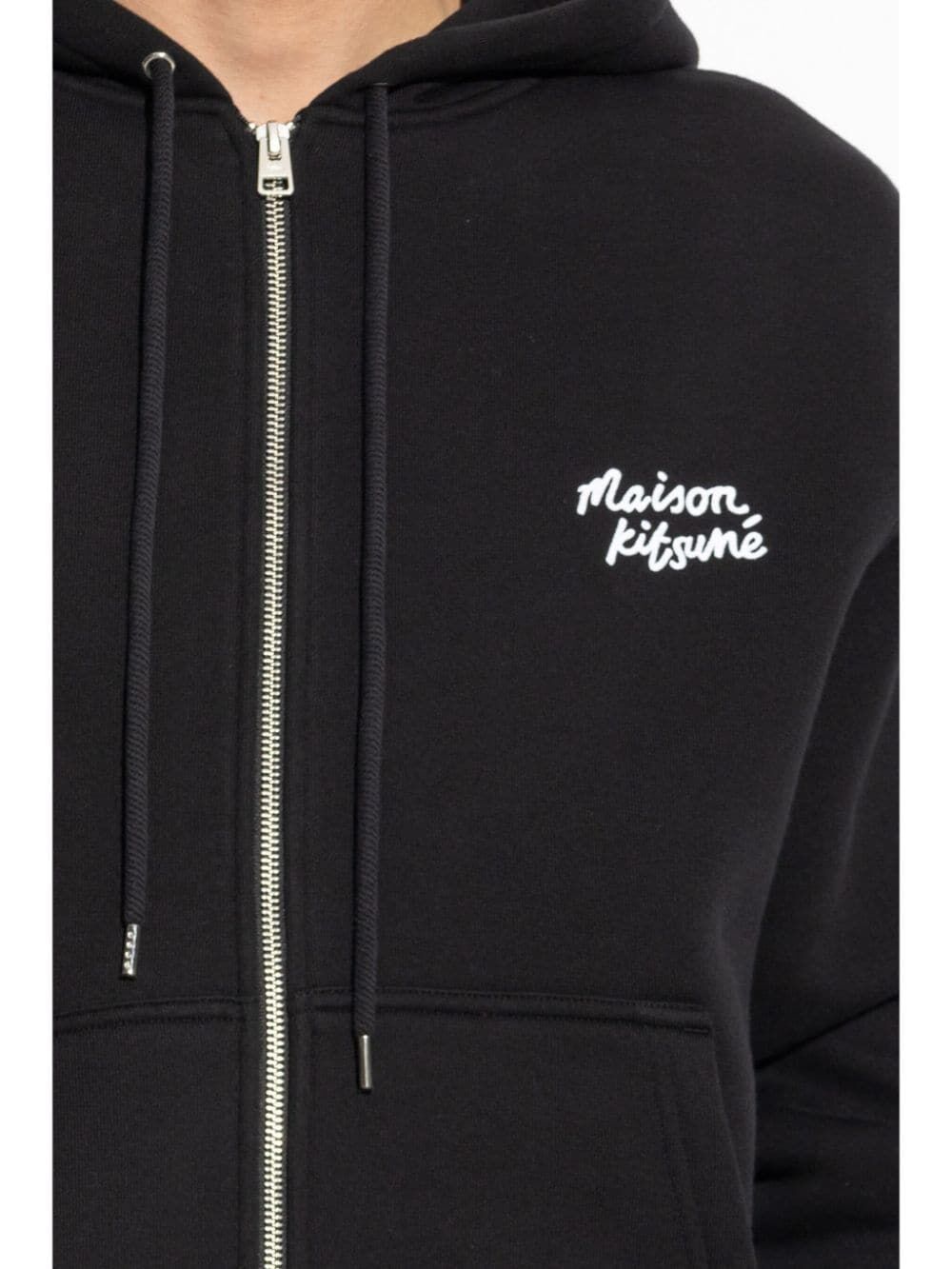 Maison Kitsune Handwriting Comfort Zipped Hoodie