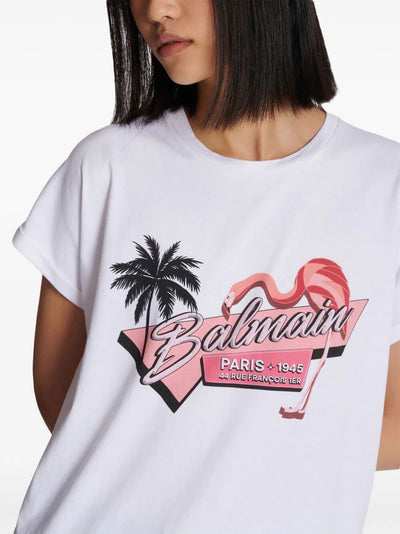 Flamingo Print T-shirt