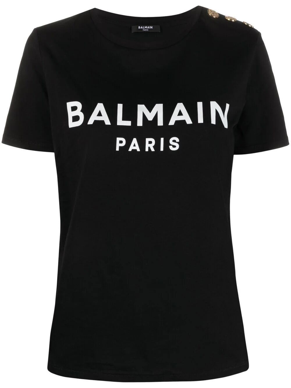 Three Button Printed Balmain T-shirt