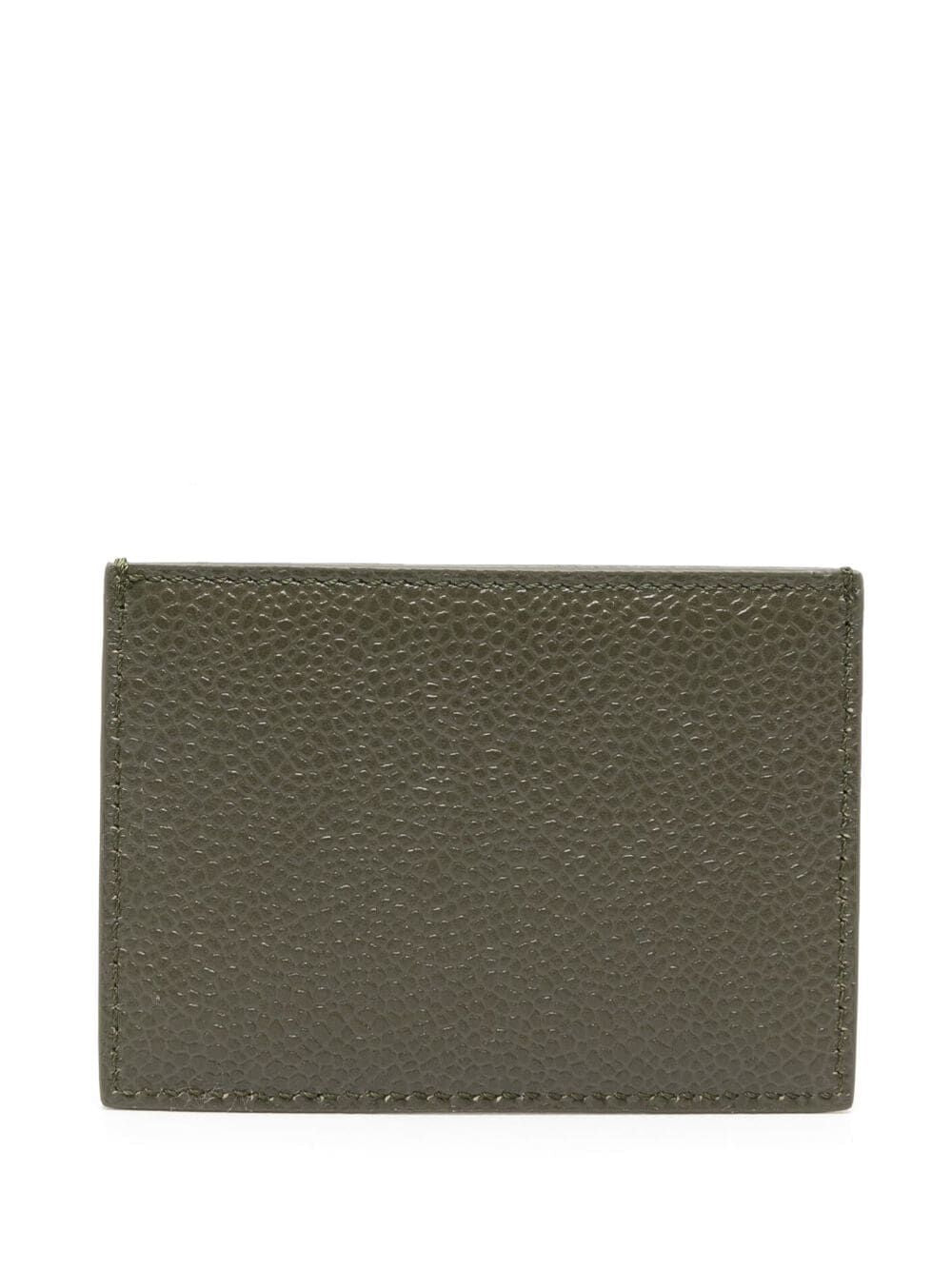 Single Card Holder In Pebble Grain Leather