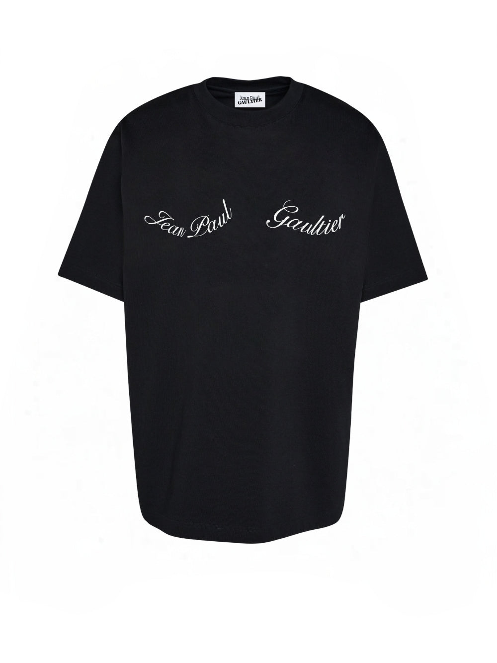 Crewneck Cotton Oversize Tee-shirt With "jean Paul Gaultier" Detail