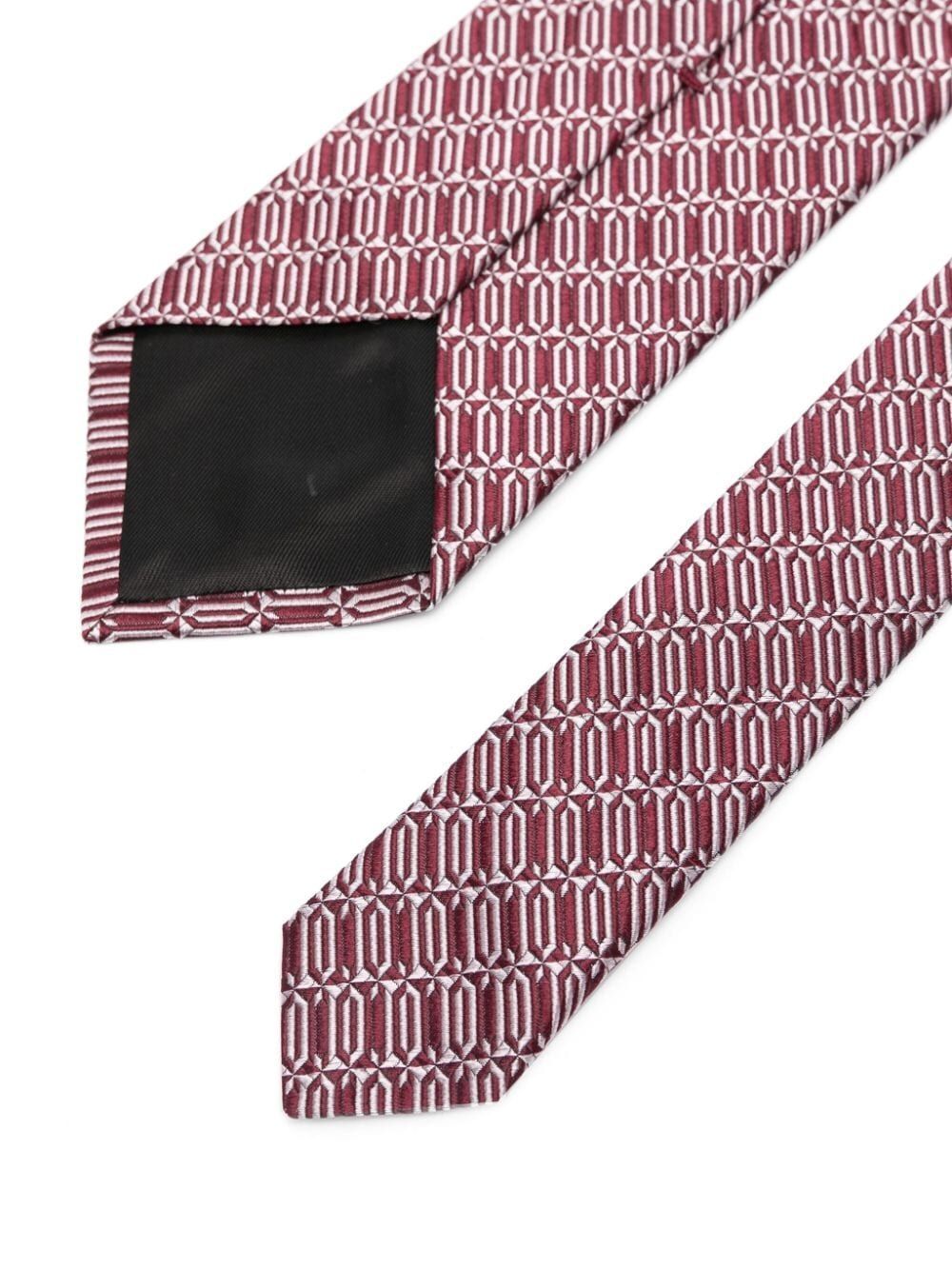 Lanvin Etiquette Logo Tie