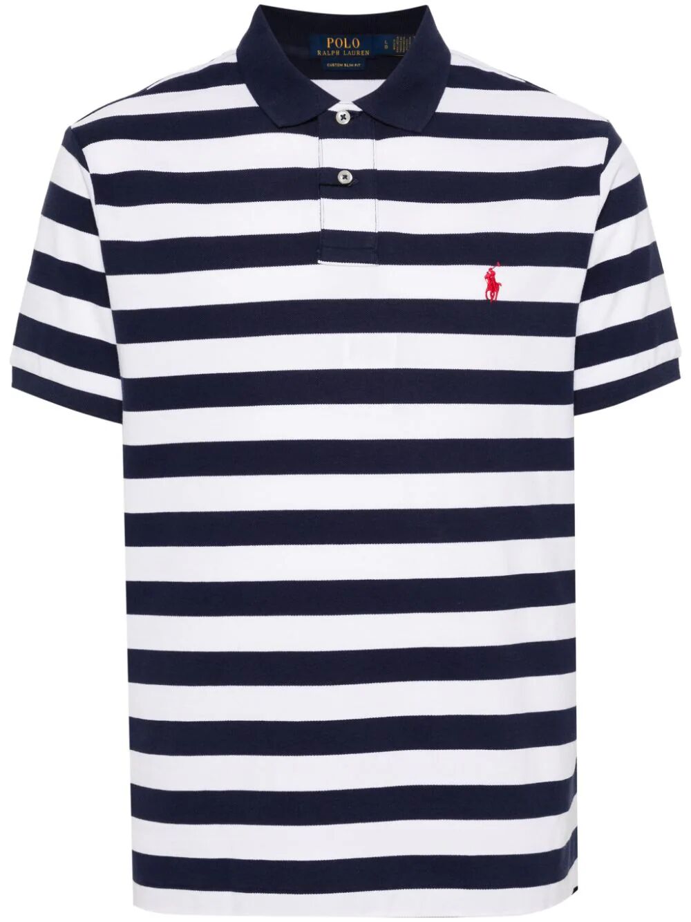 Slim Fit Horizontal Striped Polo