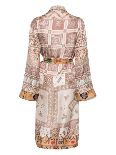 Printed Long Kimono