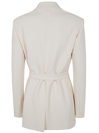 Crepe Stretch Belt Jacket