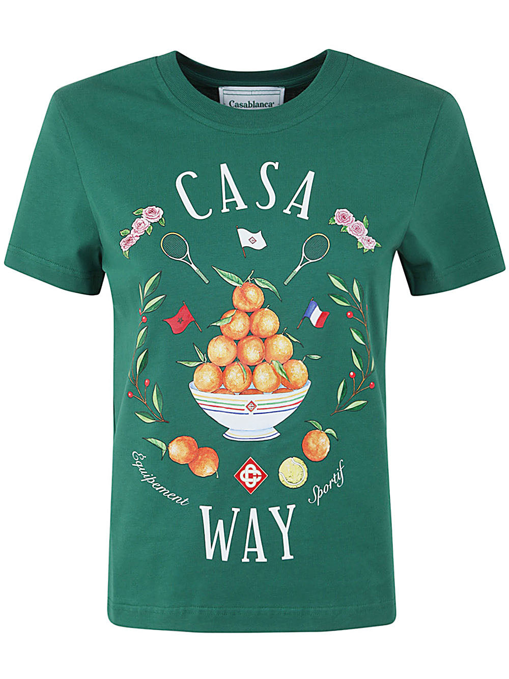 Casa Way Printed Fitted T-shirt