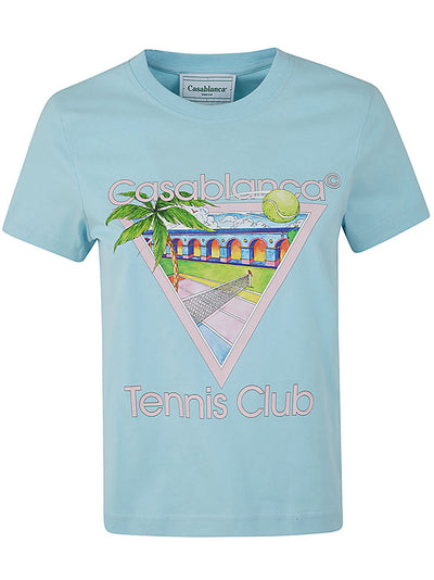 Tennis Club Icon Printed Fitted T-shirt