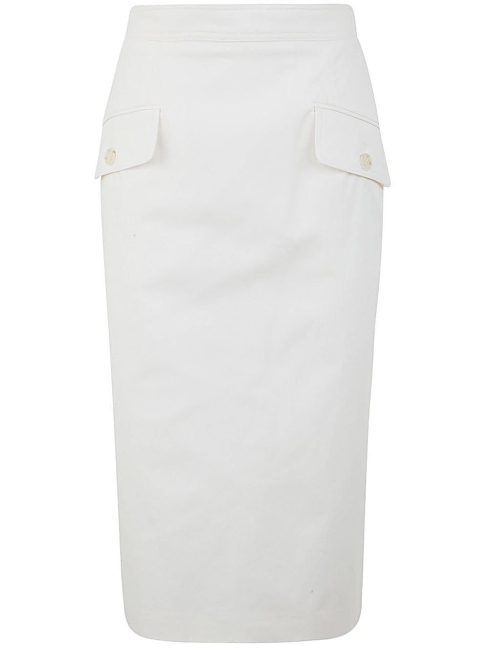 Stretch Gabardine Skirt