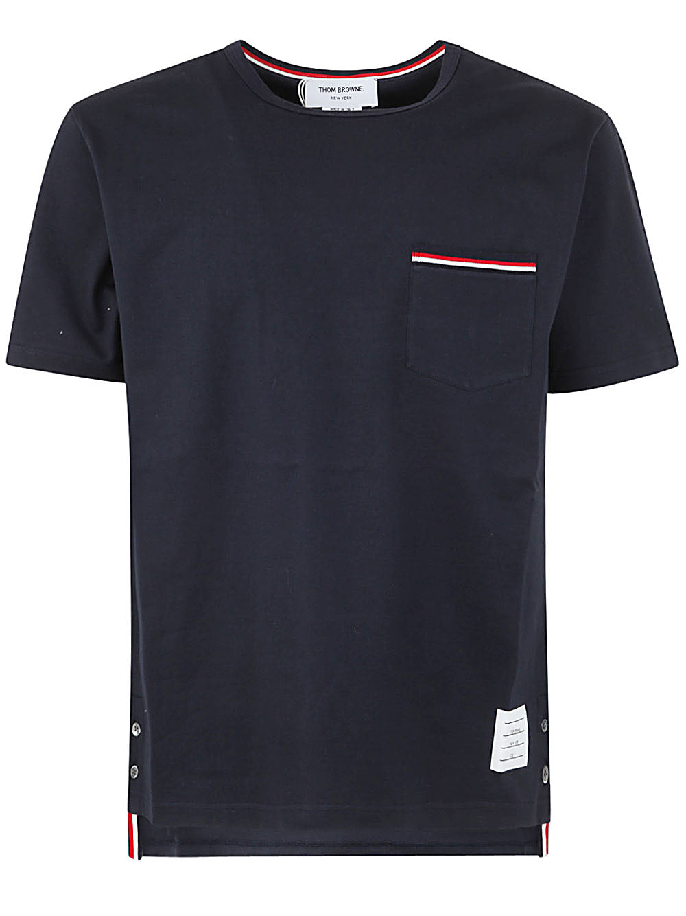 Ss Rwb Pocket Tee In Medium Weight Jersey Cotton