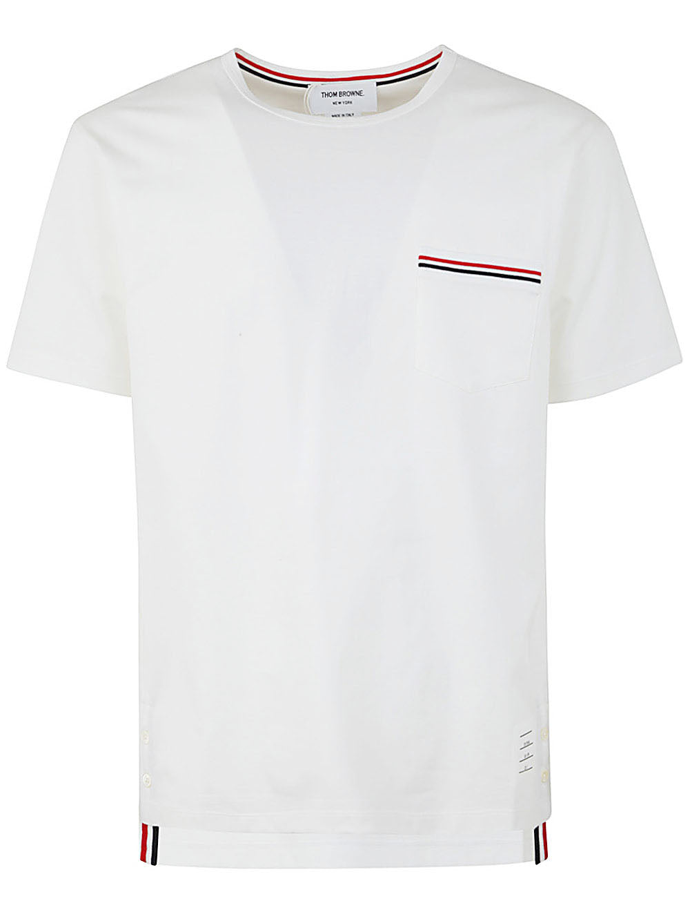 Ss Rwb Pocket Tee In Medium Weight Jersey Cotton