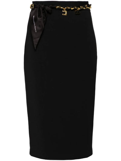 Pencil Skirt With Belt