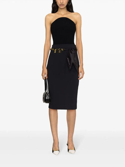 Pencil Skirt With Belt