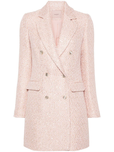 Boucle Double Breasted Coat