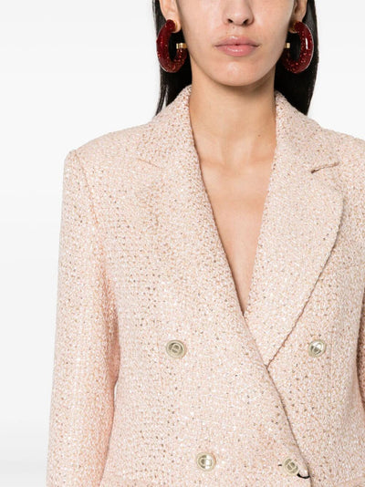 Boucle Double Breasted Coat