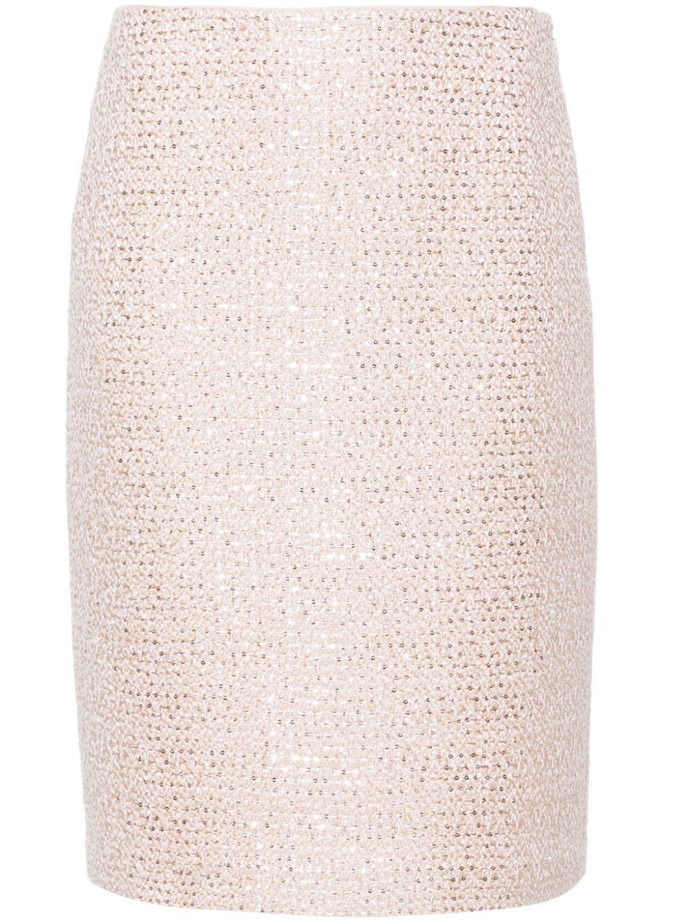 Boucle Pencil Skirt