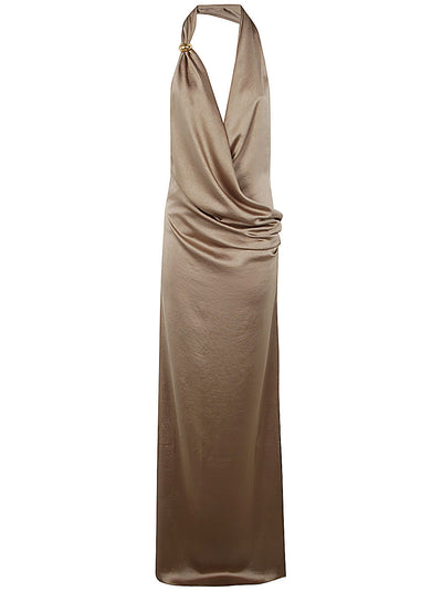 4a110a Dress In Satin