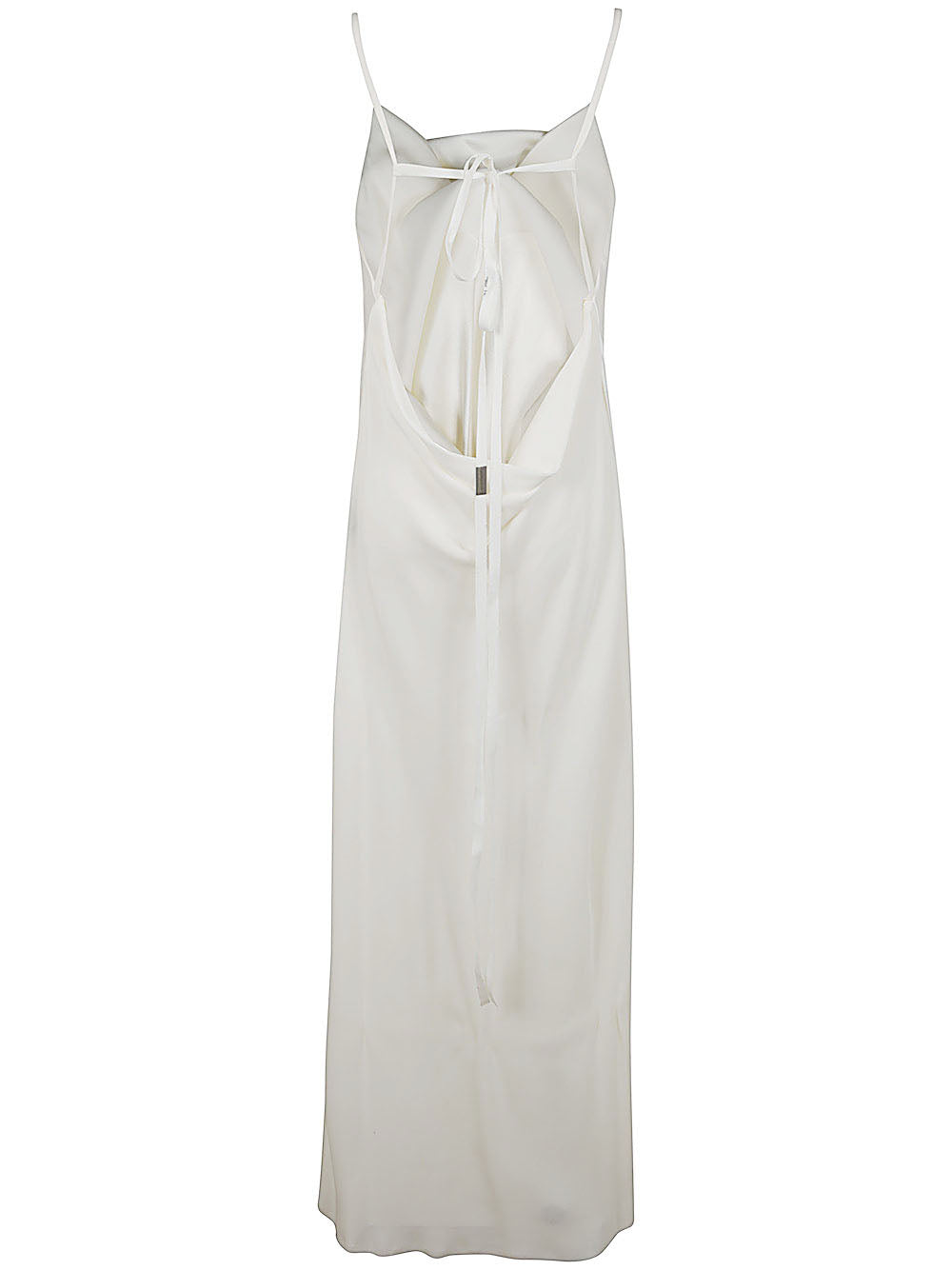 Nura Long Slip Dress With Front Panel