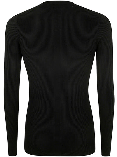 Ribbed Round Neck Sweater