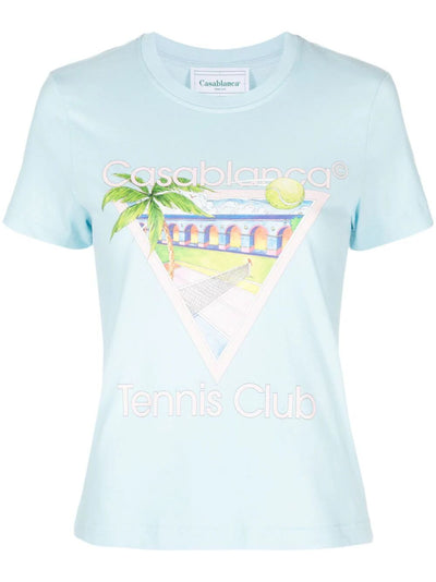 Tennis Club Icon Printed Fitted T-shirt