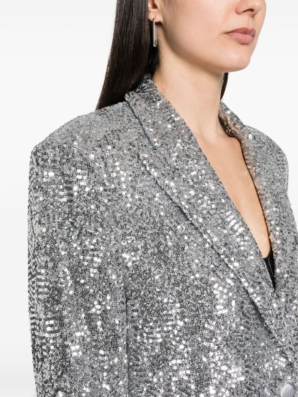 Sequins Oversized Blazer