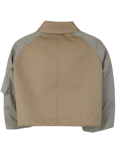 Cotton Gabardine X Nylon Twill Jacket